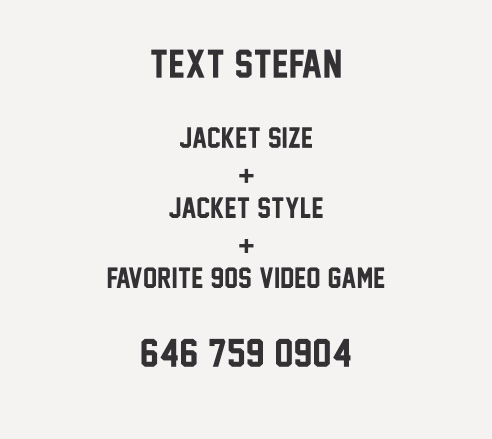 Stefan's Head - Fall Jackets Collection - Instructions